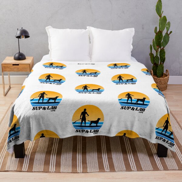 Item preview, SUP and Lab Life Paddleboarding Labrador Puppy Dog Dad designed and sold by Guarddogdrive.