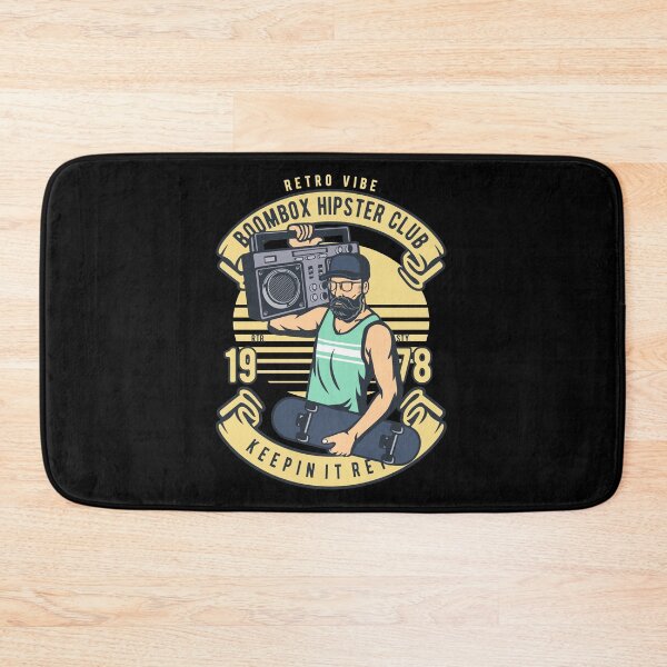 Item preview, Boombox Hipster Club, Keepin it Real Hipster T Shirt for Guys Design designed and sold by Sunnyhova.