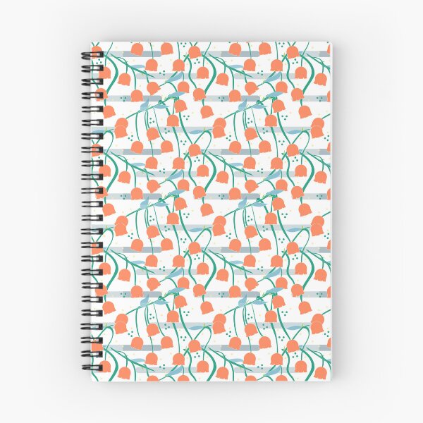 Item preview, Deep Orange Lily of the Valley Pattern designed and sold by Moyanana.
