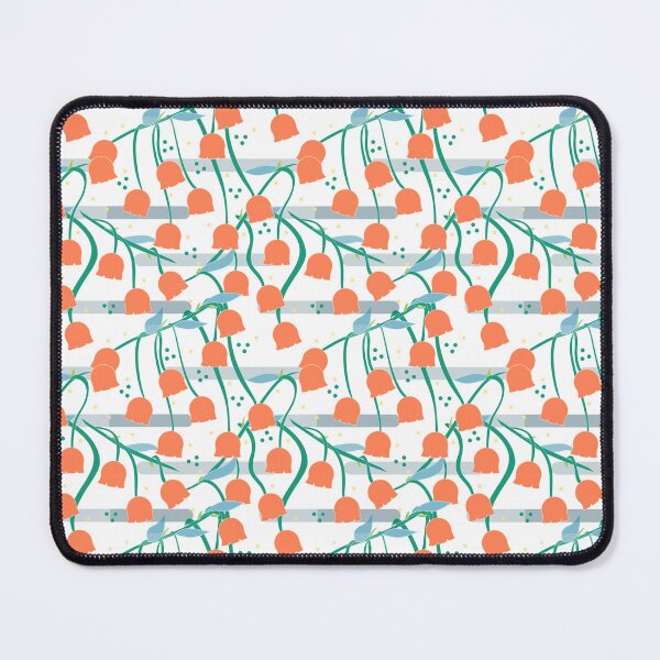 Item preview, Deep Orange Lily of the Valley Pattern designed and sold by Moyanana.