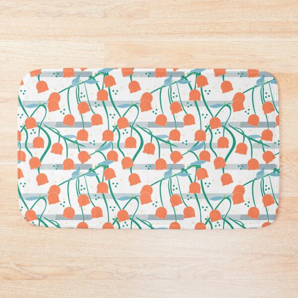Item preview, Deep Orange Lily of the Valley Pattern designed and sold by Moyanana.