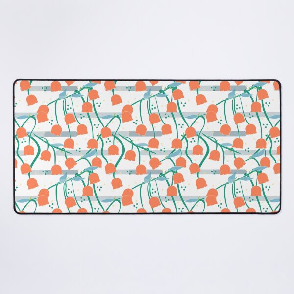 Item preview, Deep Orange Lily of the Valley Pattern designed and sold by Moyanana.