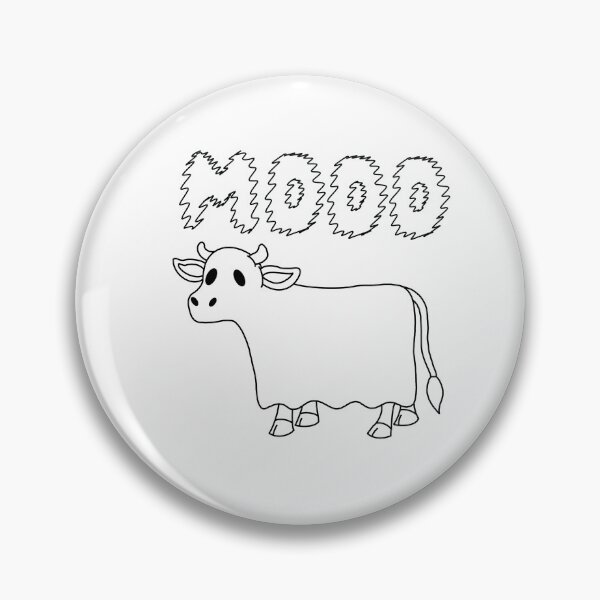 Item preview, Line Art of Halloween Sheet Ghost Cow MOOO designed and sold by limitLIS.