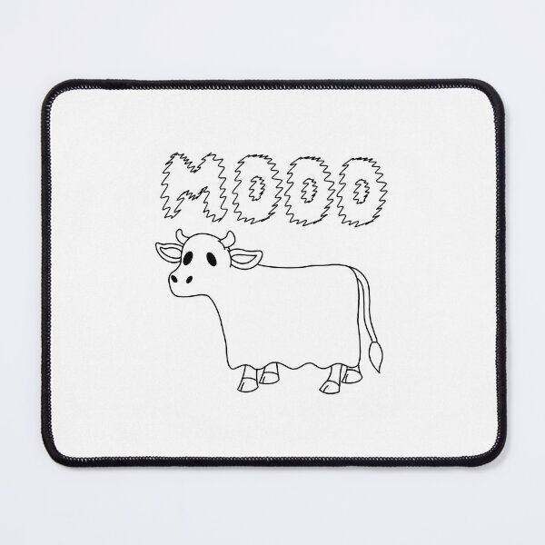 Item preview, Line Art of Halloween Sheet Ghost Cow MOOO designed and sold by limitLIS.