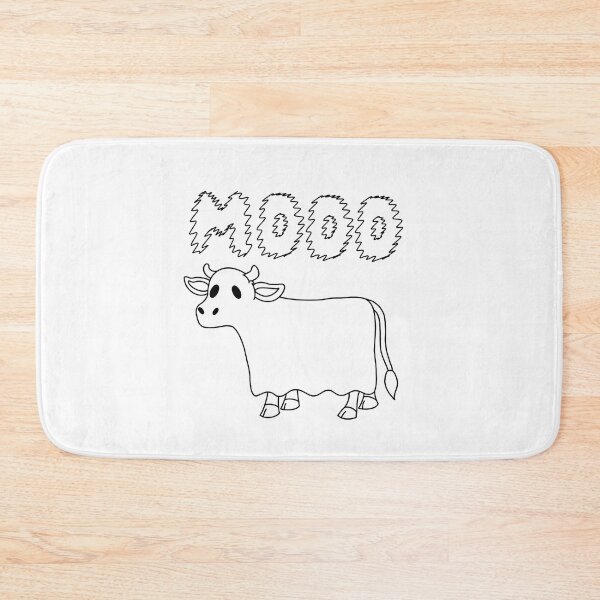 Item preview, Line Art of Halloween Sheet Ghost Cow MOOO designed and sold by limitLIS.