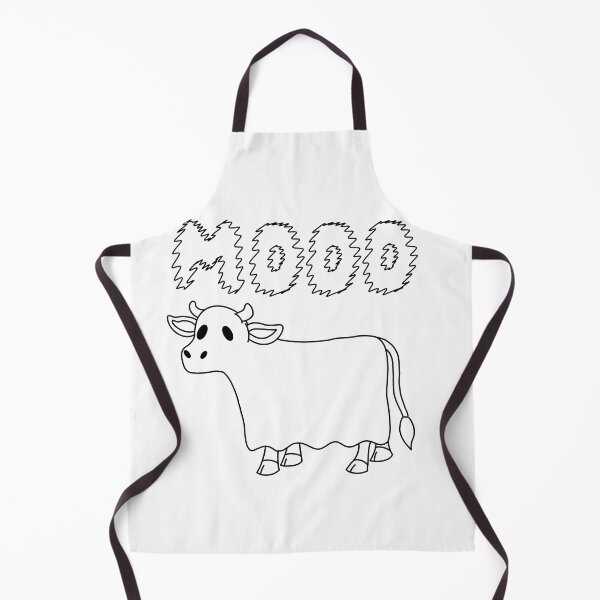 Item preview, Line Art of Halloween Sheet Ghost Cow MOOO designed and sold by limitLIS.