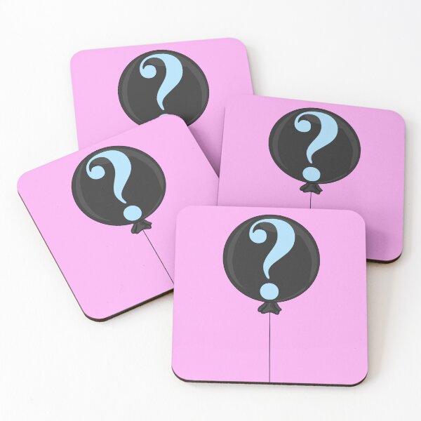 Item preview, Blue Gender Reveal Balloon With Pink Background  designed and sold by missmann.