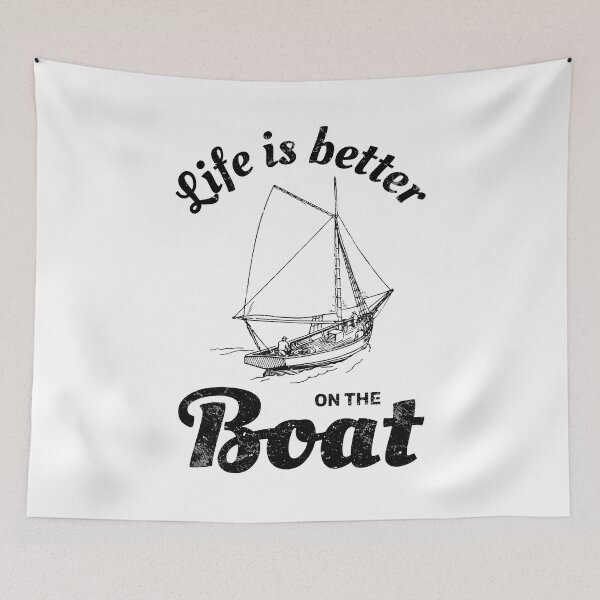 Item preview, Life is better on the boat designed and sold by absolutdesign.