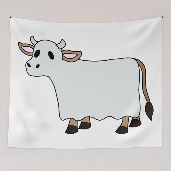 Item preview, Halloween Cow Sheet Ghost designed and sold by limitLIS.