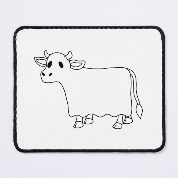 Item preview, Line Art of Halloween Cow Sheet Ghost designed and sold by limitLIS.