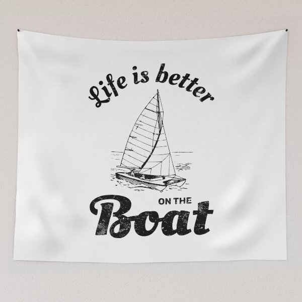 Item preview, Life is better on the boat designed and sold by absolutdesign.