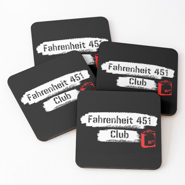 Item preview, Fahrenheit 451 Club (the Banned Books Club) V2 designed and sold by Cucubert.