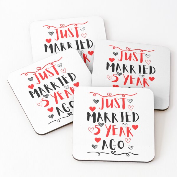 Item preview, just married 5 years ago designed and sold by InsaneCorner.