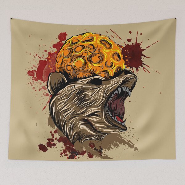 Item preview, Angry Grizzly Bear  designed and sold by ArtOfStars.