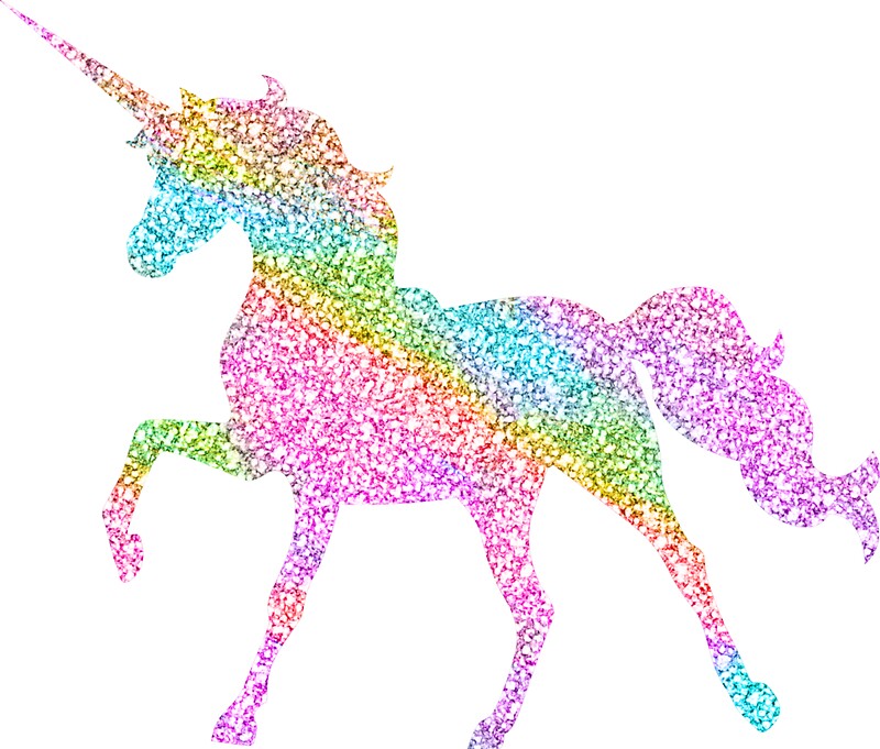 Sparkly Rainbow Unicorn Stickers By Jwyly12 Redbubble