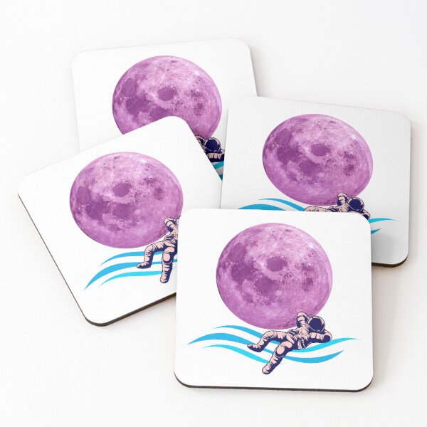 Aperçu de l'œuvre Géorgie okeeffe lune rose au-dessus de l'eau créée et vendue par ApurwaArtShop.