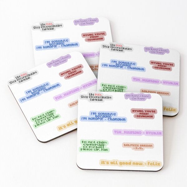 Item preview, Stray Kids Quotes - Sticker Pack designed and sold by PurrfectPixels.
