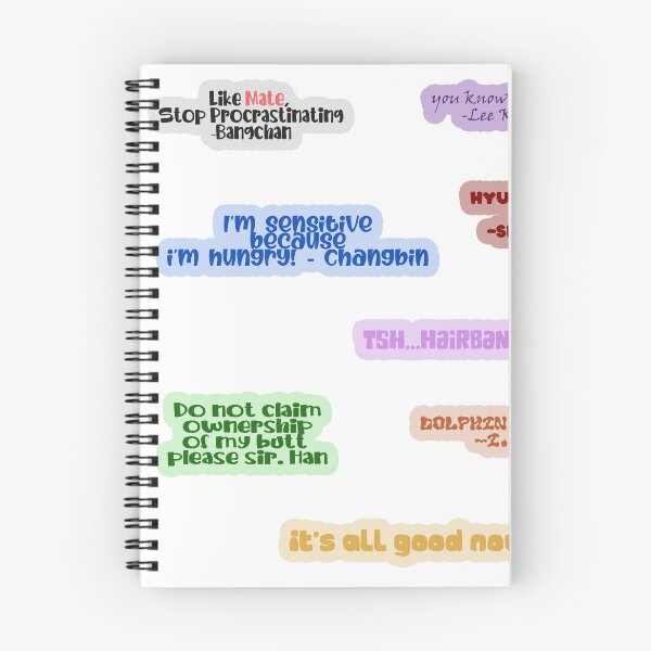 Item preview, Stray Kids Quotes - Sticker Pack designed and sold by PurrfectPixels.