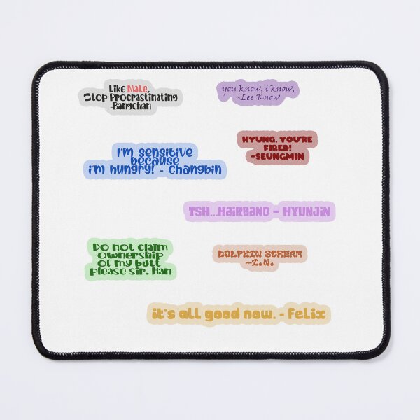 Item preview, Stray Kids Quotes - Sticker Pack designed and sold by PurrfectPixels.