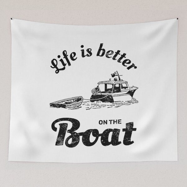 Item preview, Life is better on the boat designed and sold by absolutdesign.