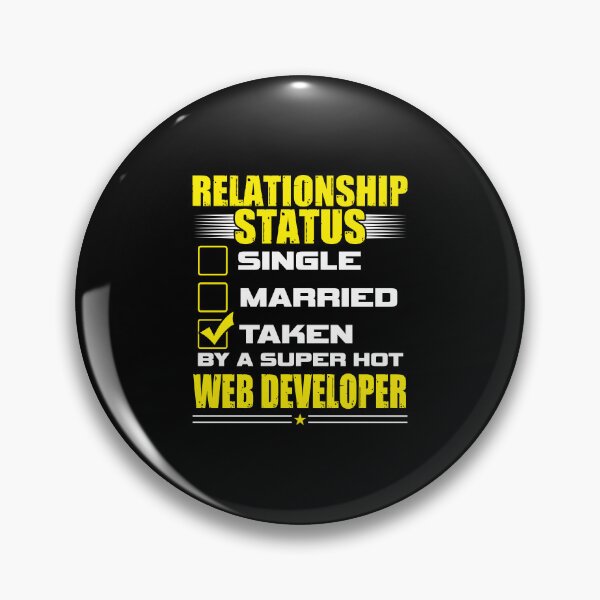 Item preview, Funny His and Her Gifts Web Developer Relationship Status designed and sold by haselshirt.