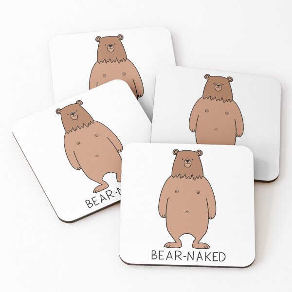 Item preview, Bear-Naked, Bear pun designed and sold by limitLIS.