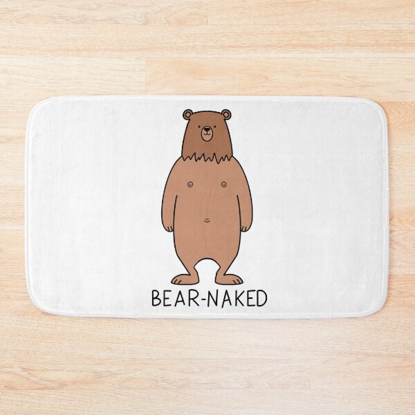 Item preview, Bear-Naked, Bear pun designed and sold by limitLIS.
