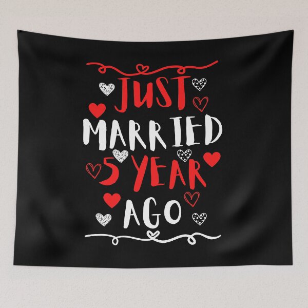 Item preview, just married 5 years ago designed and sold by InsaneCorner.