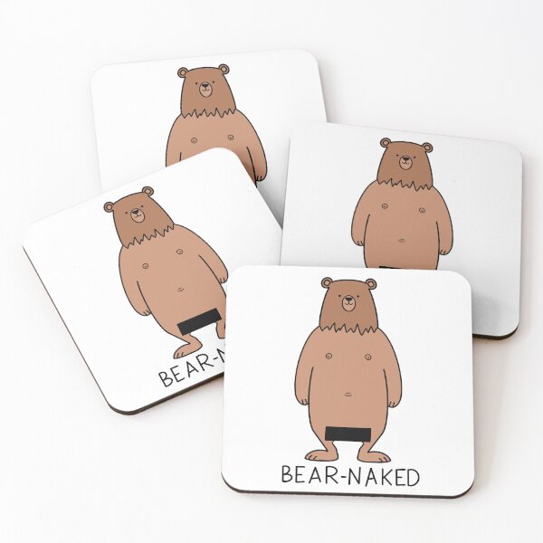 Item preview, Bear-Naked, Bear pun with box designed and sold by limitLIS.