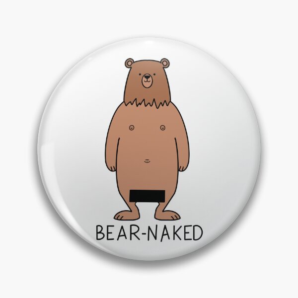 Item preview, Bear-Naked, Bear pun with box designed and sold by limitLIS.