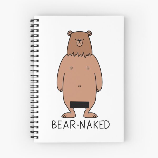 Item preview, Bear-Naked, Bear pun with box designed and sold by limitLIS.