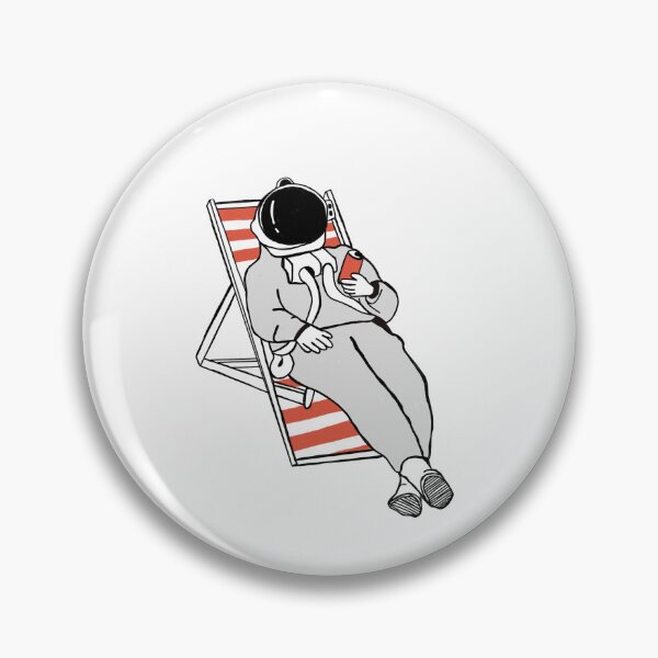 Item preview, Astronaut in a hamaca relaxing relax space nasa usa designed and sold by Tropical Blood.