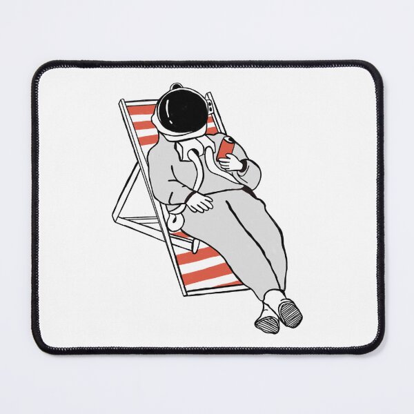 Item preview, Astronaut in a hamaca relaxing relax space nasa usa designed and sold by Tropical Blood.
