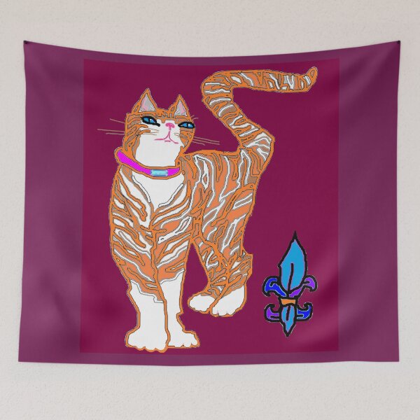Item preview, Alexander Kitty with Fleur de Lis designed and sold by judy snyder.