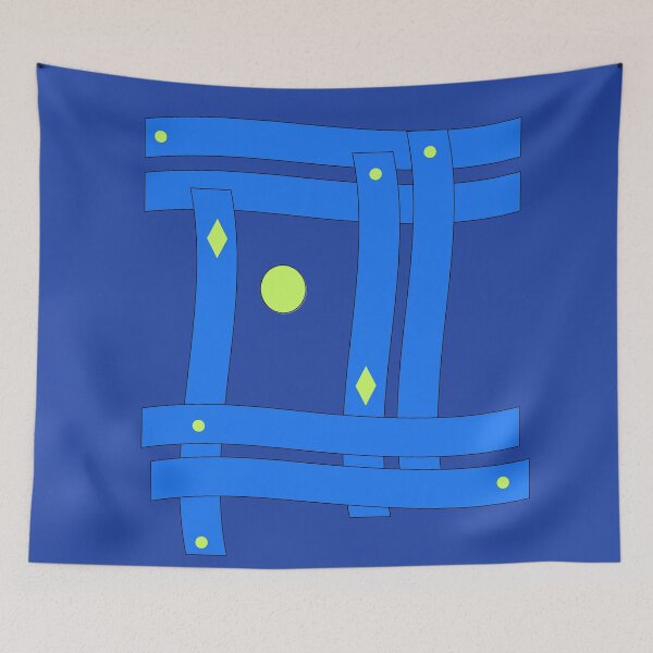 Artikelvorschau, Blaue Neonwelle entworfen und verkauft von Nicole’s Nifty Shop.