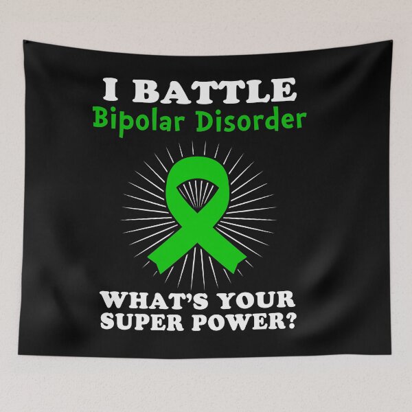 Item preview, I Battle Bipolar Disorder Funny Bipolar Disorder Warrior Gift designed and sold by rechardtee.