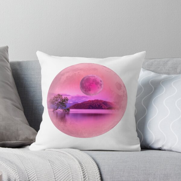 Aperçu de l'œuvre Georgia Okeeffe Lune rose au-dessus de l'eau créée et vendue par ApurwaArtShop.