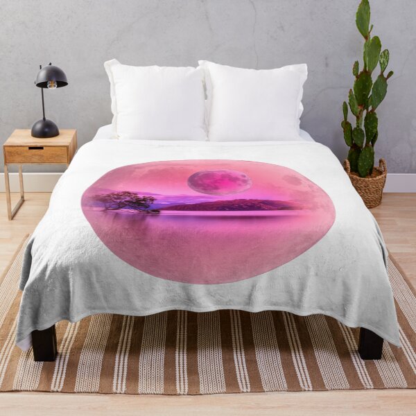 Aperçu de l'œuvre Georgia Okeeffe Lune rose au-dessus de l'eau créée et vendue par ApurwaArtShop.