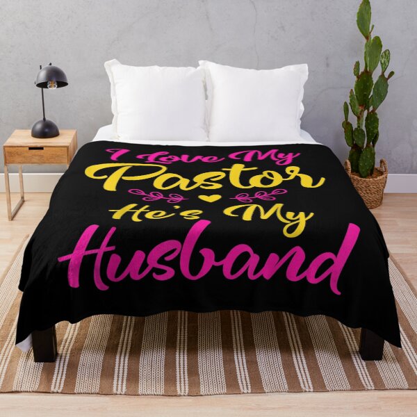 Item preview, I Love My Pastor He's My Husband, Loving Pastors Wife Quote designed and sold by unusedbandwidth.