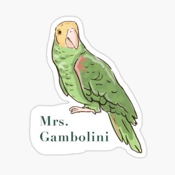 Item preview, Only Murders in the building - Mrs. Gambolini designed and sold by Alar Illustration.