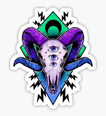 Ram Skull Sticker