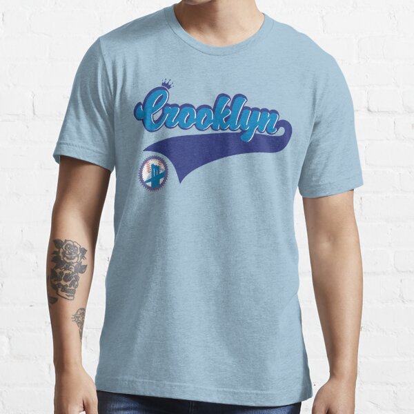 Crooklyn Blue On White Baseball Jersey