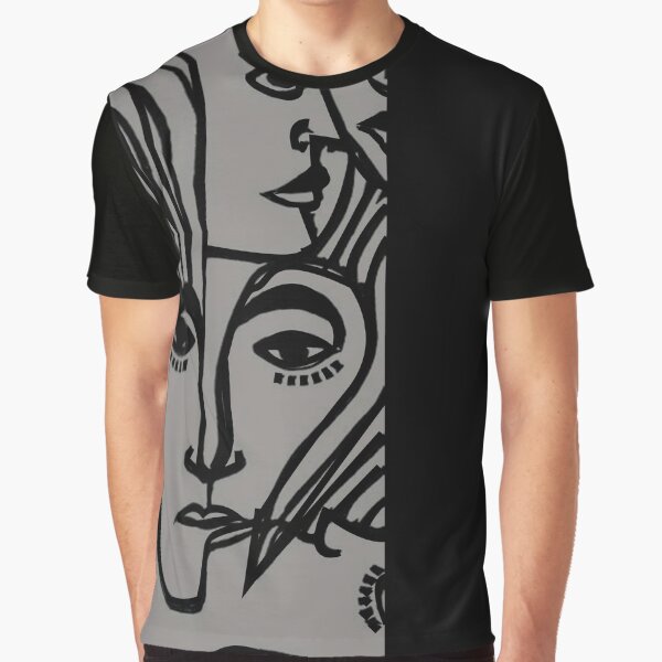Copy of Abstract faces Graphic T-Shirt