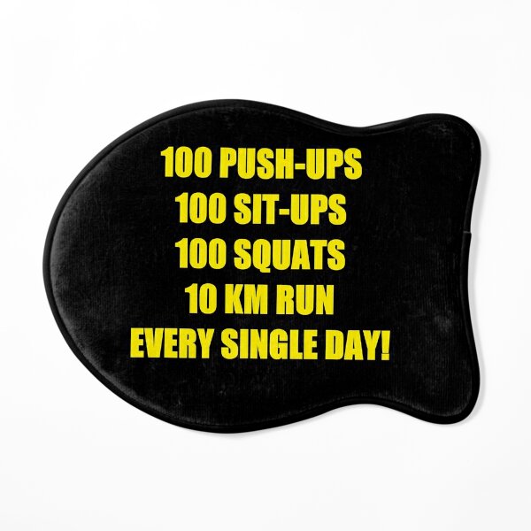 100 push ups sit ups squats 10 km run EVERY SINGLE DAY Workout