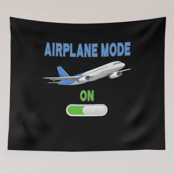 Item preview, Airplane Mode On Funny Travel Quote Flying Saying Great Gift For Pilots General Aviation Enthusiast designed and sold by Countrysmart.