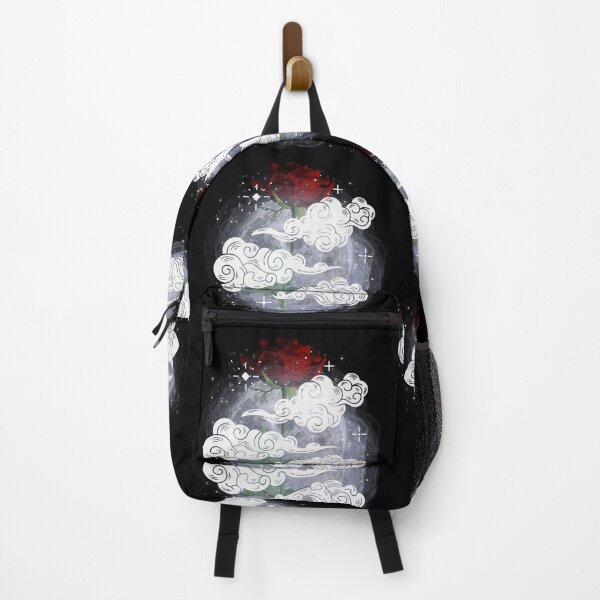 Item preview, Red rose and moon designed and sold by Aya-salah123.