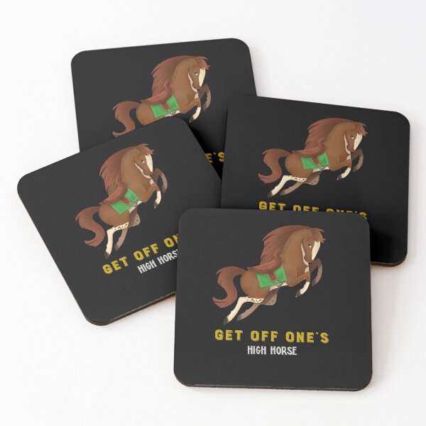 Item preview, EQUESTRIAN T-SHIRTS: Get Off One's High Horse designed and sold by Rodayna Elnaggar.
