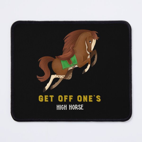 Item preview, EQUESTRIAN T-SHIRTS: Get Off One's High Horse designed and sold by Rodayna Elnaggar.