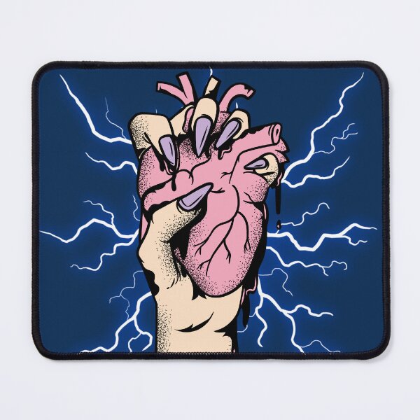 Item preview, Blue Lightning Heart designed and sold by ArtOfStars.