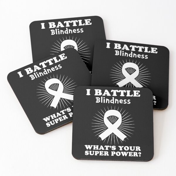 Item preview, I Battle Blindness Funny Blindness Warrior Gift designed and sold by rechardtee.